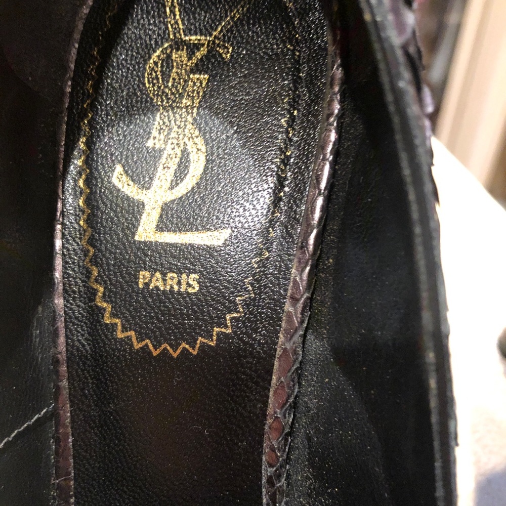 Ysl Python Heels In Excellent Condition - image 6
